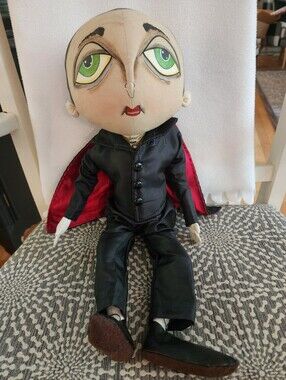 Norbert Vampire By Joe Spencer. Not A Toy. For Display On Table Or Mantle. 21" H